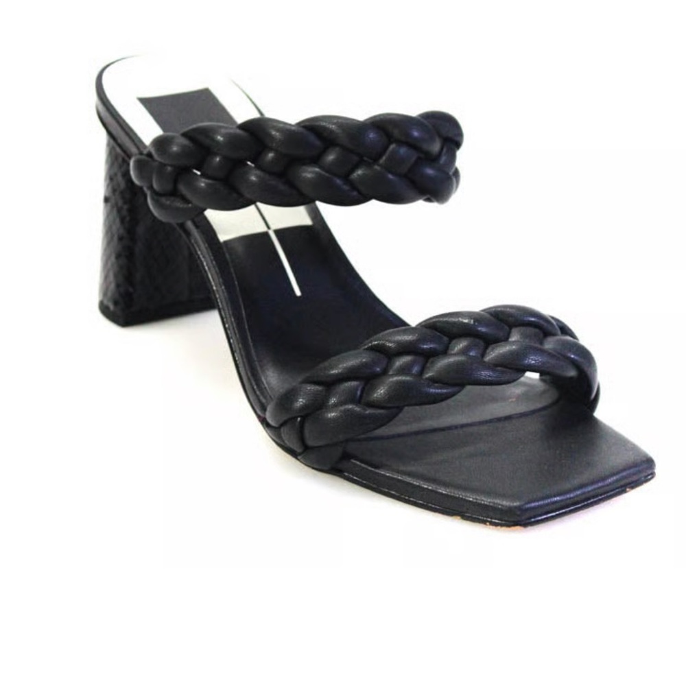 Dolce Vita Black Braided Heels
